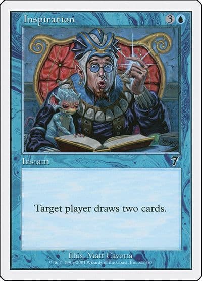 Inspiration 7th Edition Magic card