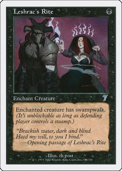 Leshracs Rite 7th Edition Magic card
