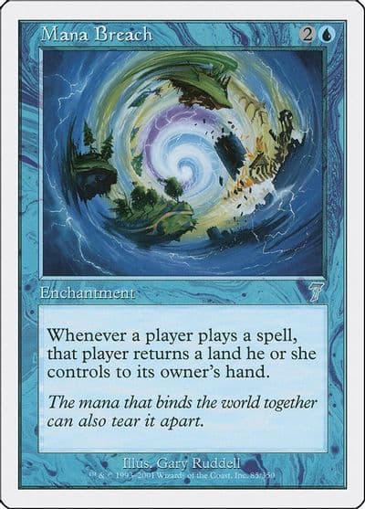 Mana Breach 7th Edition Magic card