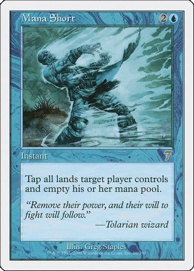 Mana Short 7th Edition Magic card