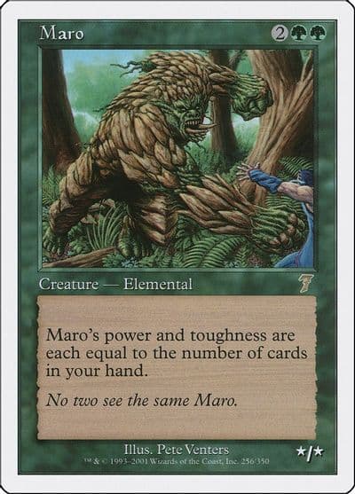 Maro 7th Edition Magic card