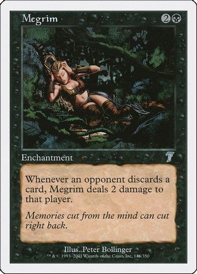 Megrim 7th Edition Magic card