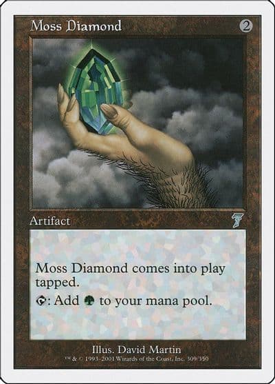 Moss Diamond 7th Edition Magic card
