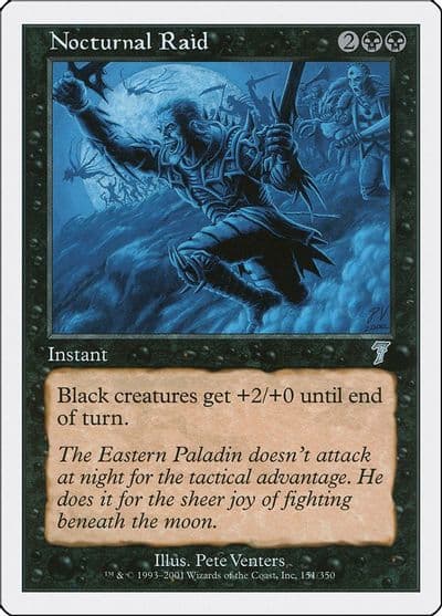 Nocturnal Raid 7th Edition Magic card