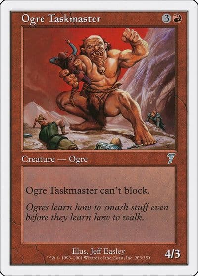 Ogre Taskmaster 7th Edition Magic card