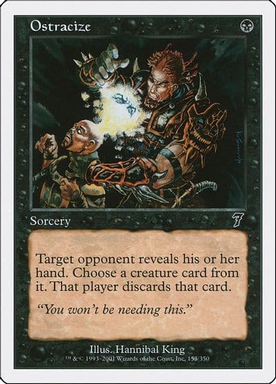 Ostracize 7th Edition Magic card