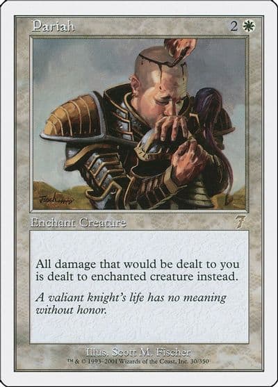 Pariah 7th Edition Magic card