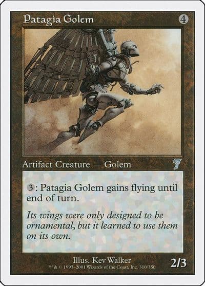 Patagia Golem 7th Edition Magic card
