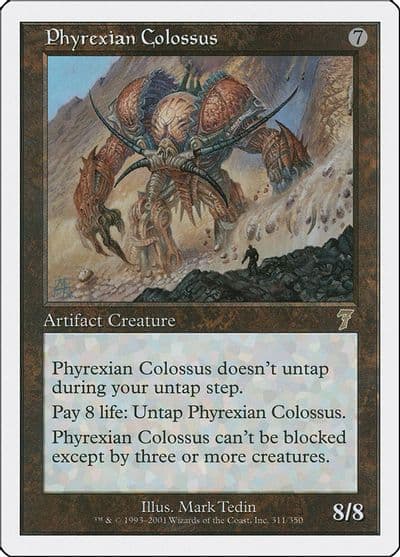 Phyrexian Colossus 7th Edition Magic card