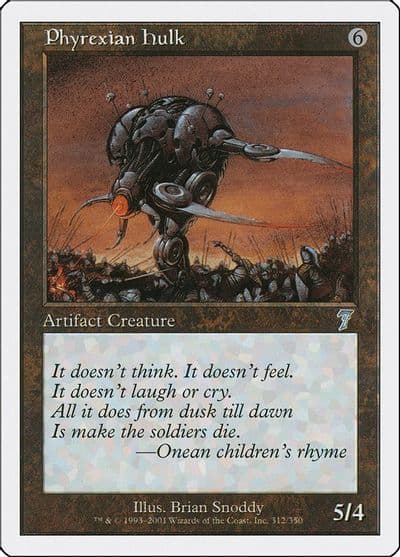 Phyrexian Hulk 7th Edition Magic card