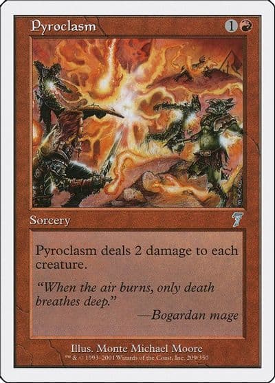 Pyroclasm 7th Edition Magic card
