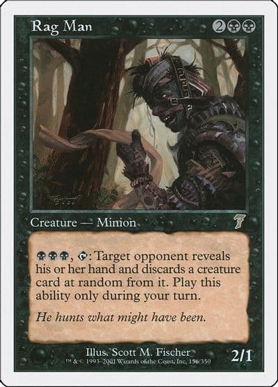 Rag Man 7th Edition Magic card