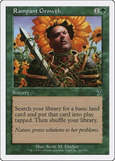Rampant Growth 7th Edition Magic card