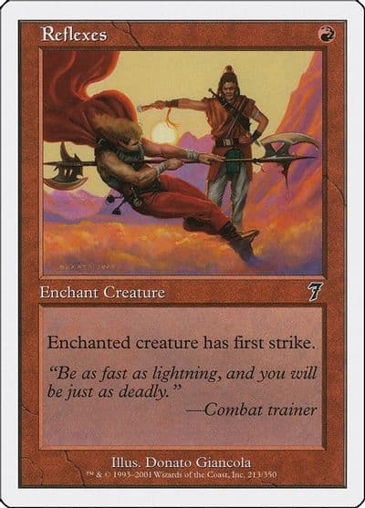 Reflexes 7th Edition Magic card