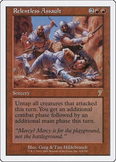 Relentless Assault 7th Edition Magic card