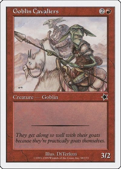 Goblin Cavaliers Starter 1999 Magic card