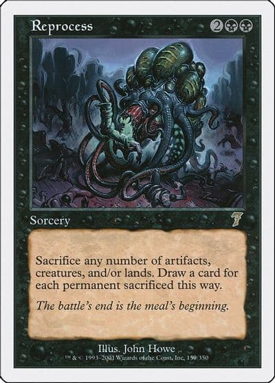 Reprocess 7th Edition Magic card