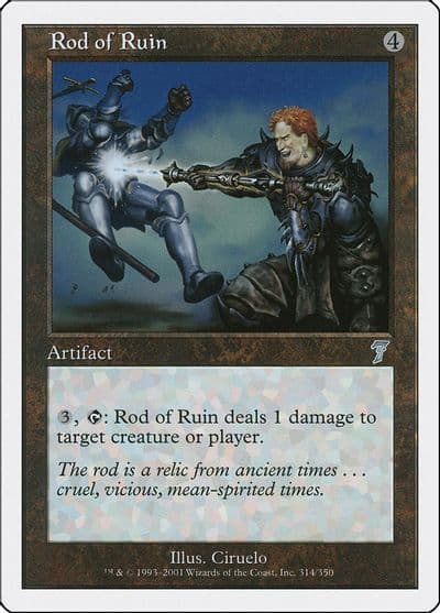 Rod of Ruin 7th Edition Magic card