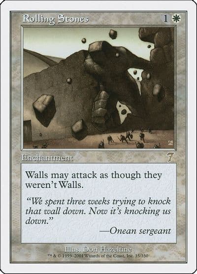 Rolling Stones 7th Edition Magic card