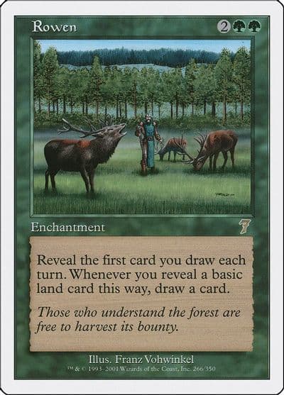 Rowen 7th Edition Magic card