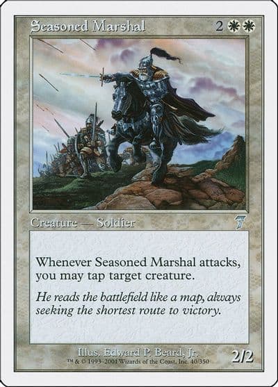 Seasoned Marshal 7th Edition Magic card