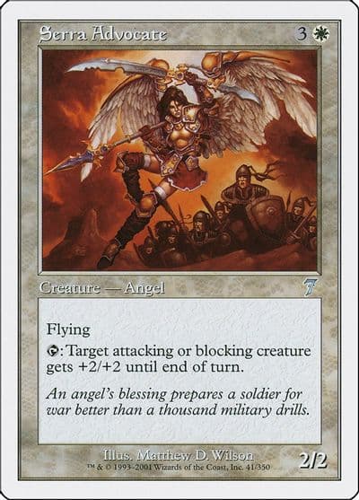 Serra Advocate 7th Edition Magic card