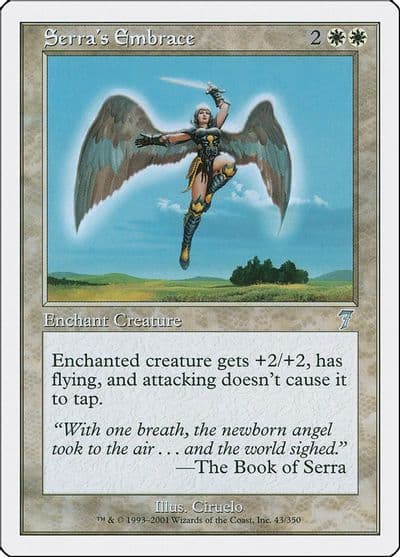 Serras Embrace 7th Edition Magic card