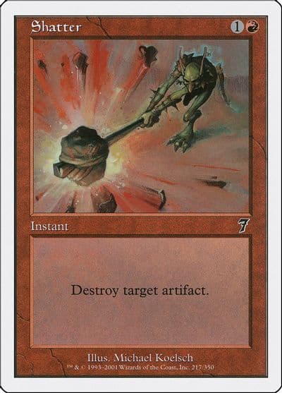 Shatter 7th Edition Magic card
