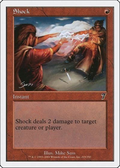 Shock 7th Edition Magic card