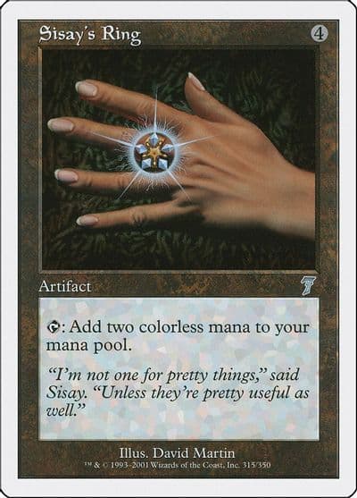 Sisays Ring 7th Edition Magic card