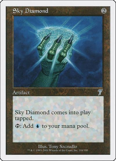 Sky Diamond 7th Edition Magic card
