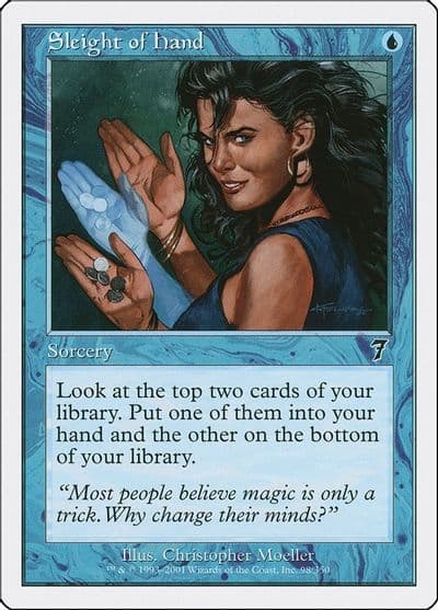 Sleight of Hand 7th Edition Magic card