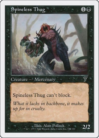 Spineless Thug 7th Edition Magic card