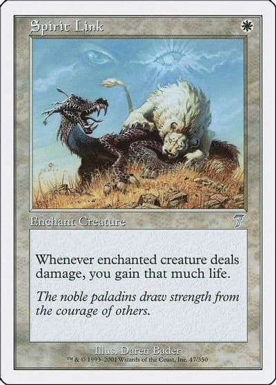 Spirit Link 7th Edition Magic card