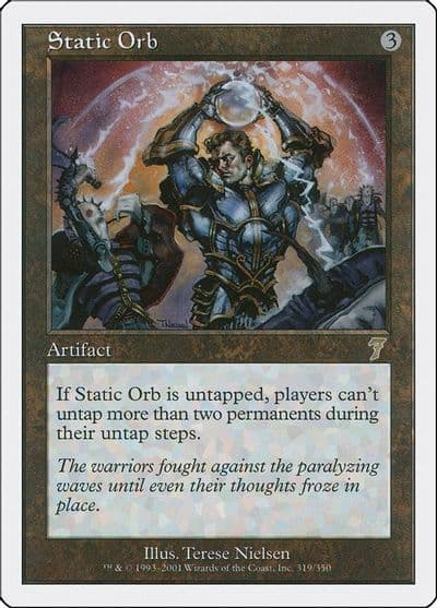 Static Orb 7th Edition Magic card