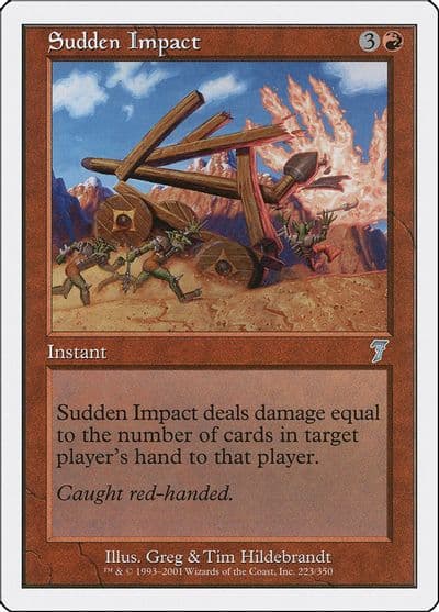 Sudden Impact 7th Edition Magic card