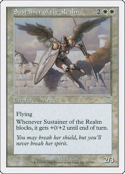 Sustainer of the Realm 7th Edition Magic card