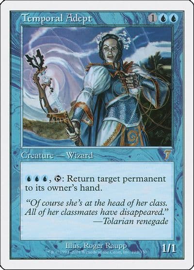 Temporal Adept 7th Edition Magic card