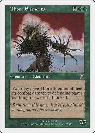 Thorn Elemental 7th Edition Magic card