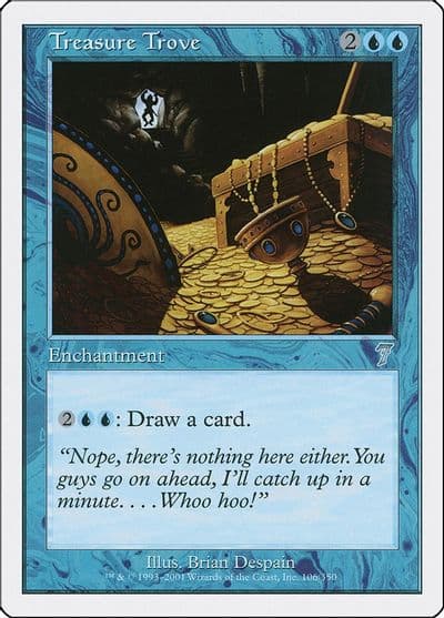 Treasure Trove 7th Edition Magic card