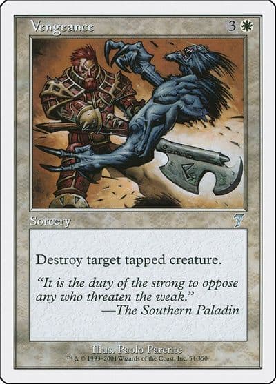 Vengeance 7th Edition Magic card