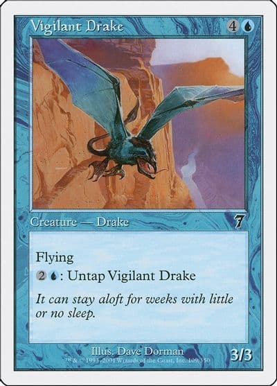 Vigilant Drake 7th Edition Magic card