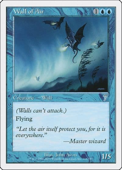 Wall of Air 7th Edition Magic card