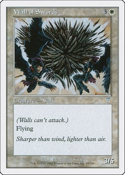 Wall of Swords 7th Edition Magic card