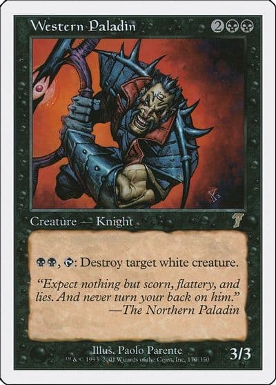 Western Paladin 7th Edition Magic card