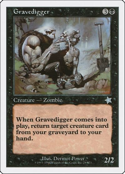 Gravedigger Starter 1999 Magic card