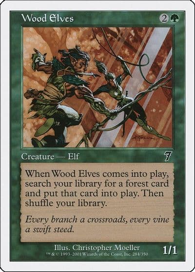 Wood Elves 7th Edition Magic card