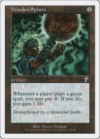 Wooden Sphere 7th Edition Magic card