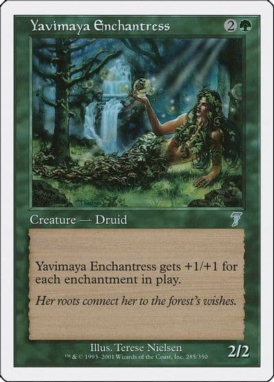 Yavimaya Enchantress 7th Edition Magic card