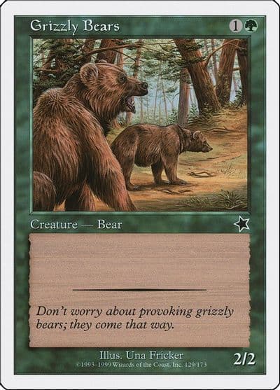Grizzly Bears Starter 1999 Magic card